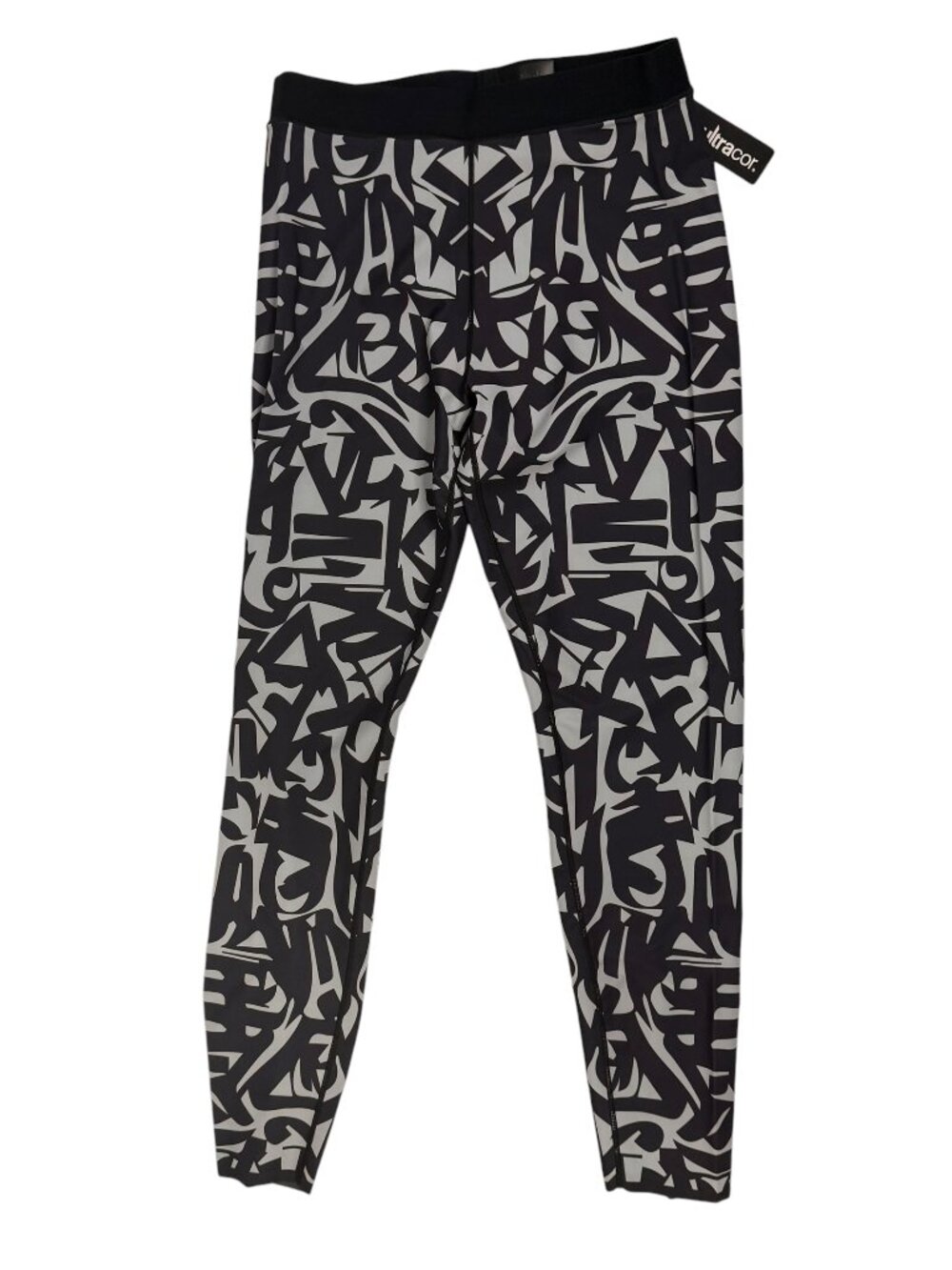 🖤 NWT Ultracor Graffiti Print Ankle Zip Leggings 🖤 Size 6
